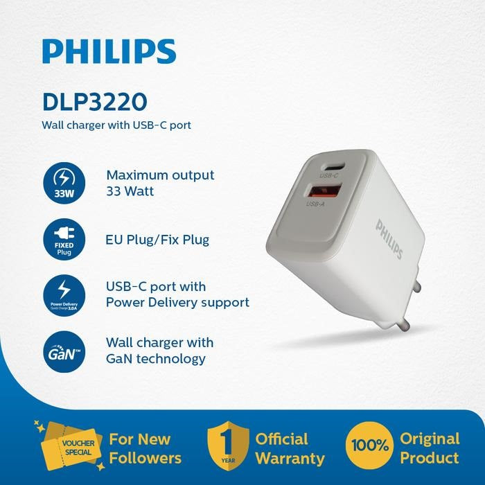 PHILIPS CHARGER DLP3220CW 33W