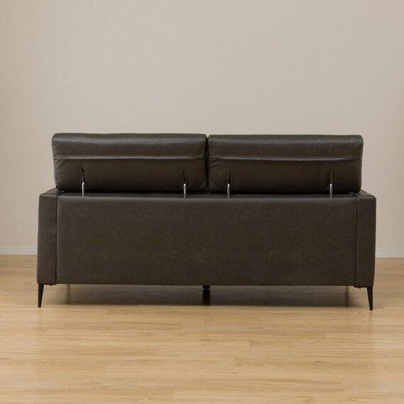 3P Sofa Satherla Leather C2 DGY