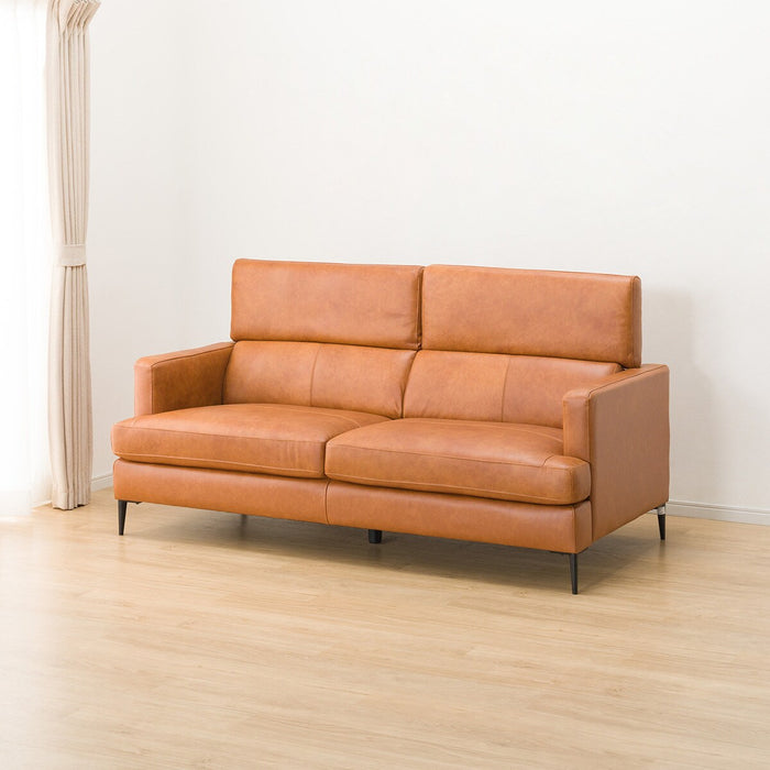 3P SOFA SATHERLA LEATHER-C2 BR