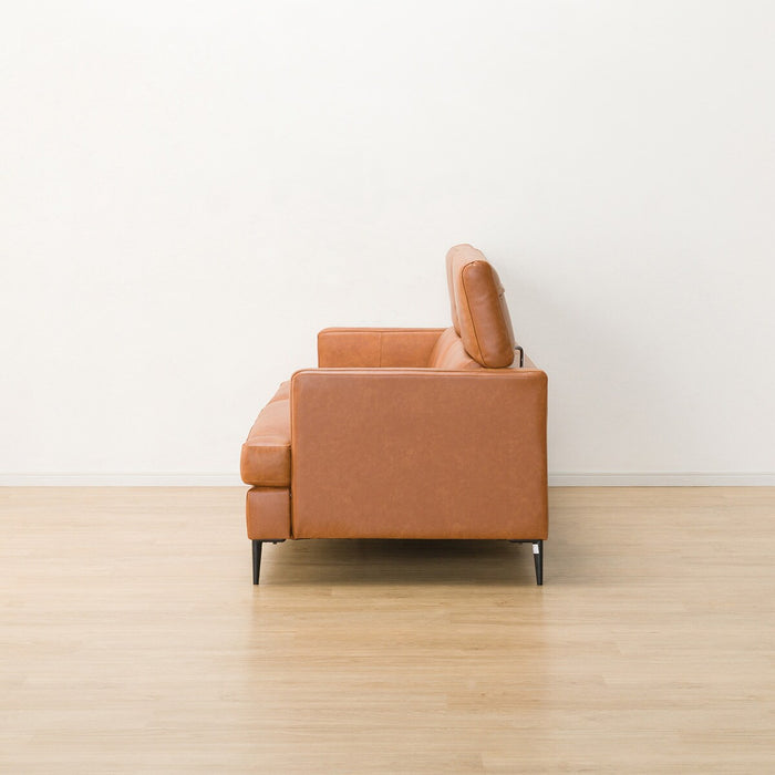 3P SOFA SATHERLA LEATHER-C2 BR