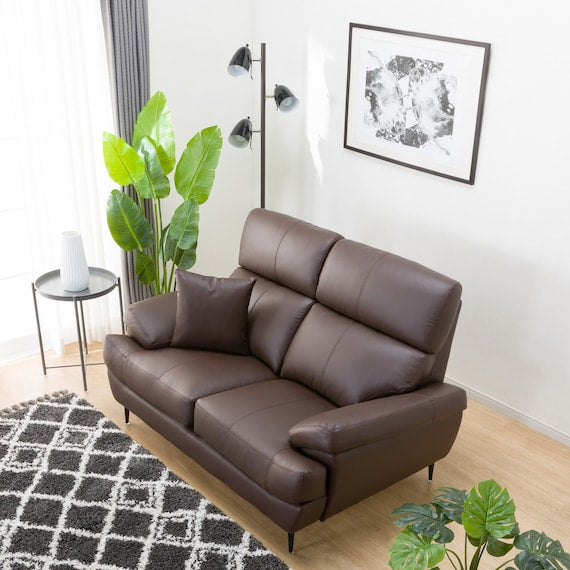 3 Seater Sofa A16 Leather DBR