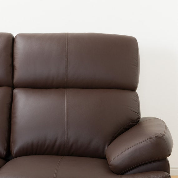 3 Seater Sofa A16 Leather DBR