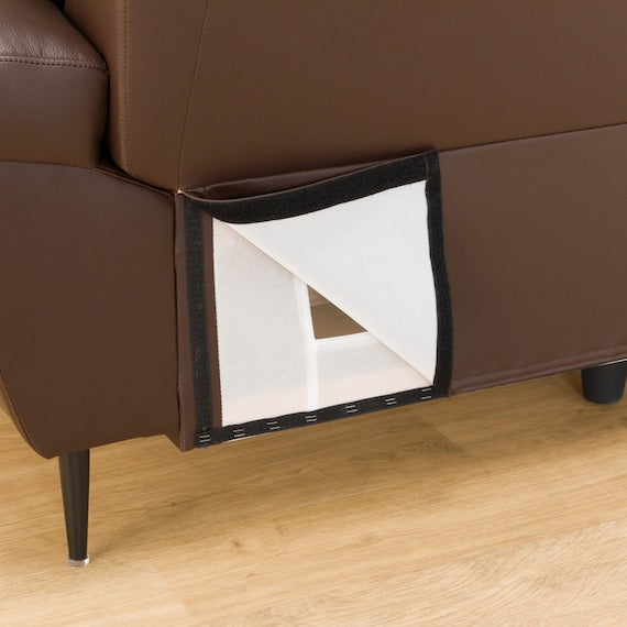3 Seater Sofa A16 Leather DBR