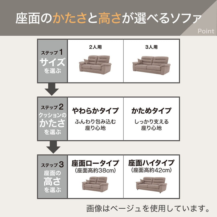 3 SEAT SOFA N-POCKET A12 H-LO DR-LBL