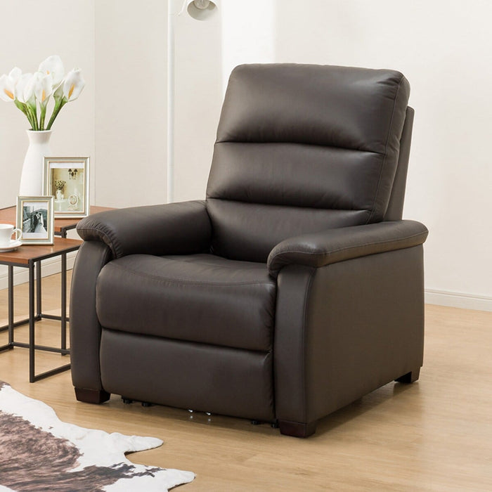 1P Electric Sofa N-Believa DBR 2-SZN116 Leather