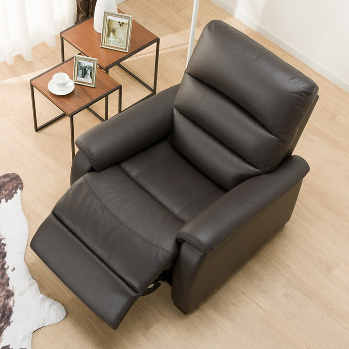 1P Electric Sofa N-Believa DBR 2-SZN116 Leather