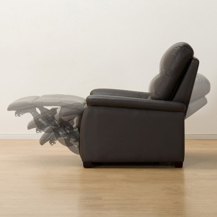 1P Electric Sofa N-Believa DBR 2-SZN116 Leather