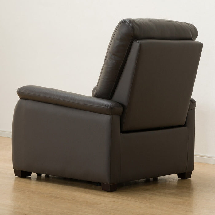 1P Electric Sofa N-Believa DBR 2-SZN116 Leather