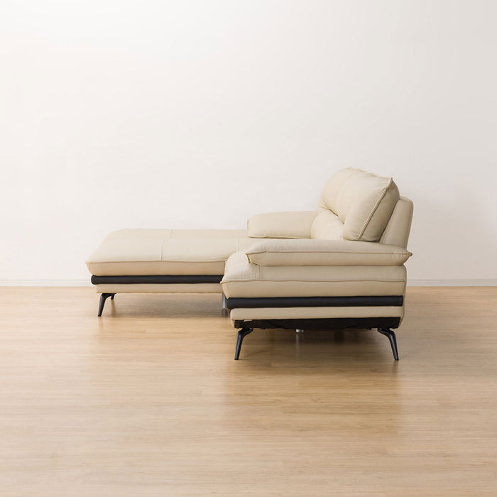 CORNER SOFA LOZO KD BE LEATHER RC