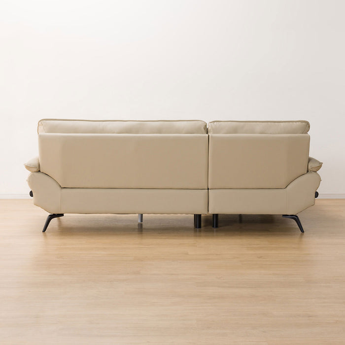 CORNER SOFA LOZO KD BE LEATHER RC