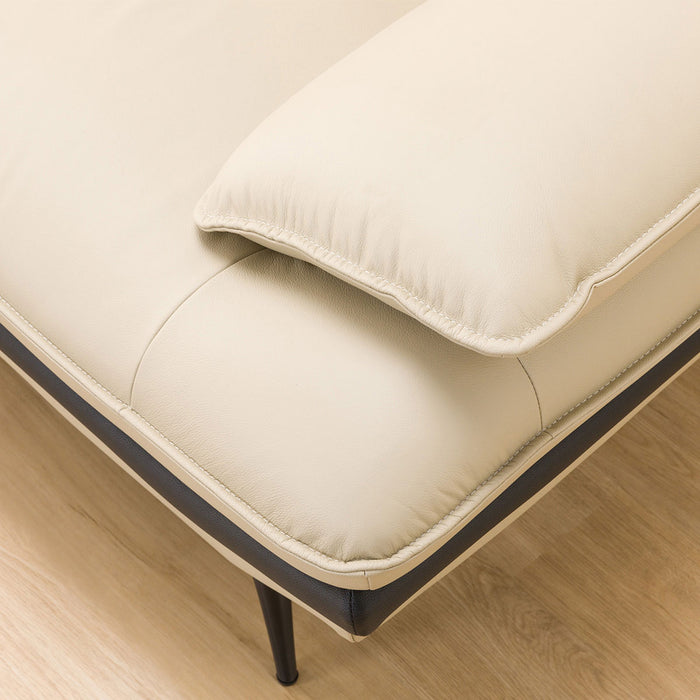 CORNER SOFA LOZO KD BE LEATHER RC