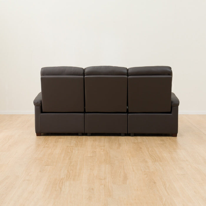 3 ELECTRIC 3P SOFA N-BELIEVA DBR2-MI15 LEATHER