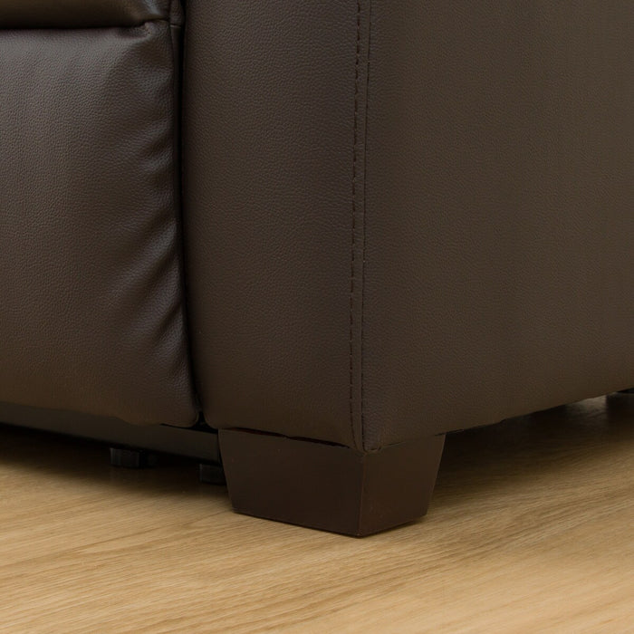 3 ELECTRIC 3P SOFA N-BELIEVA DBR2-MI15 LEATHER