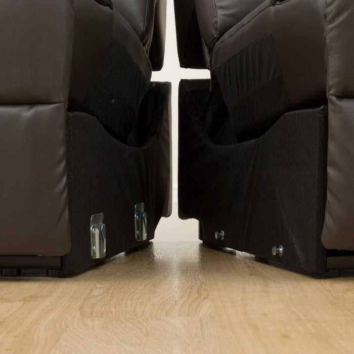 3 ELECTRIC 3P SOFA N-BELIEVA DBR2-MI15 LEATHER