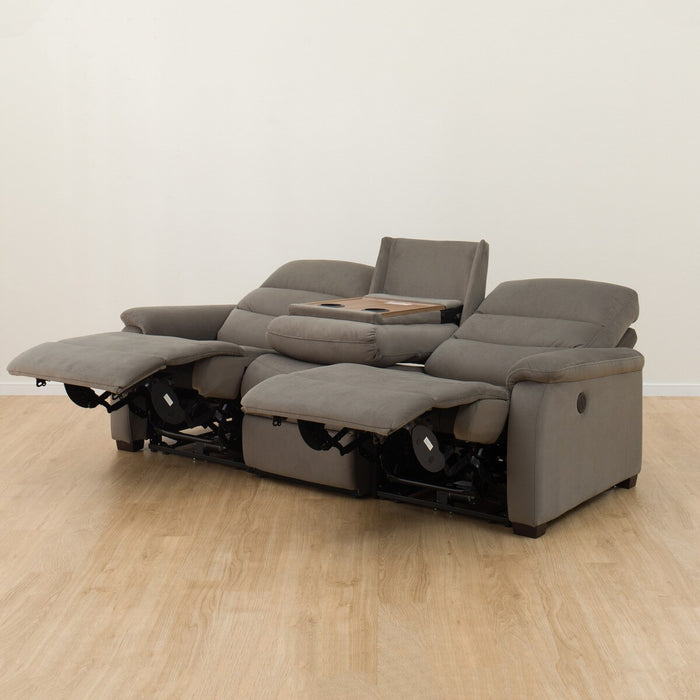 3P Electric Sofa N-Believa Microfiber GY