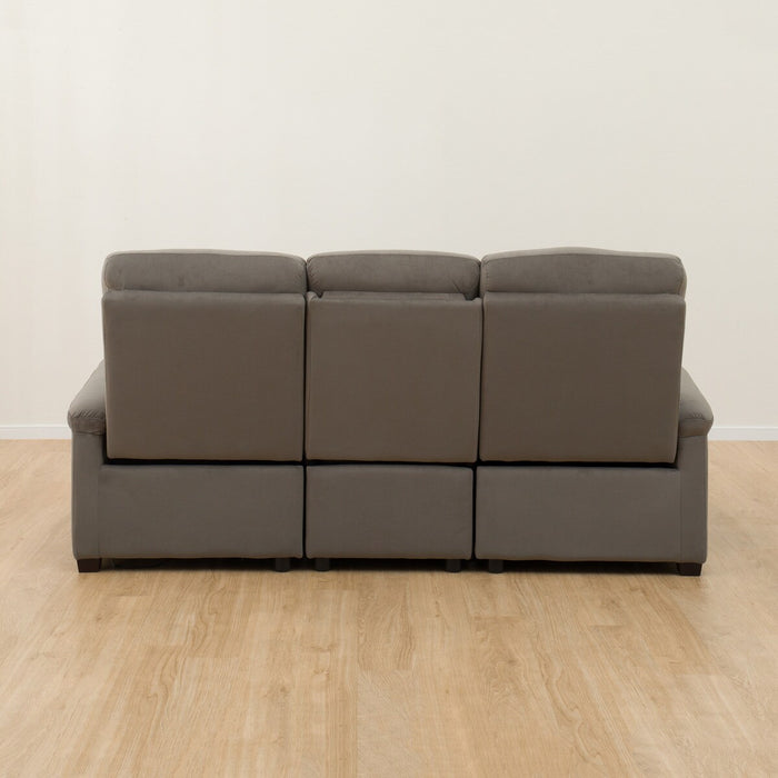 3P Electric Sofa N-Believa Microfiber GY