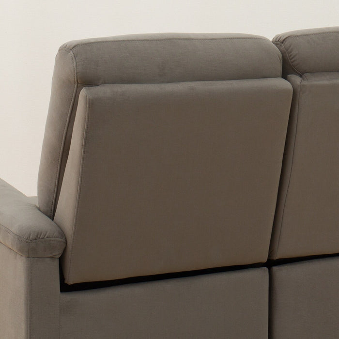 3P Electric Sofa N-Believa Microfiber GY