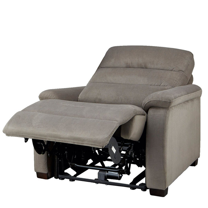 1P ELECTRIC SOFA N-BELIEVA MICROFIBER GY