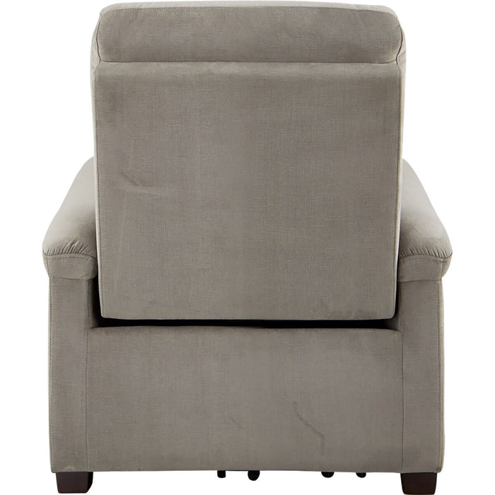 1P ELECTRIC SOFA N-BELIEVA MICROFIBER GY