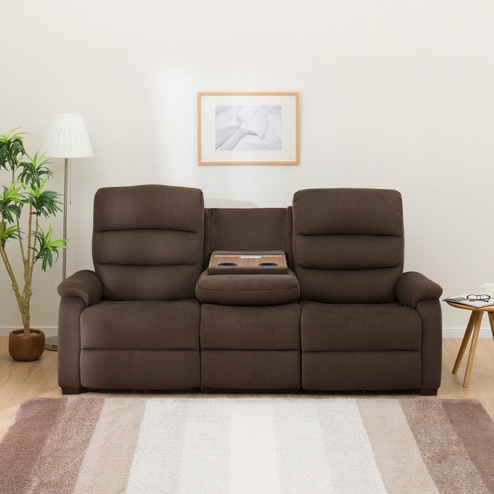 3P ELECTRIC SOFA N-BELIEVA MICROFIBER DBR