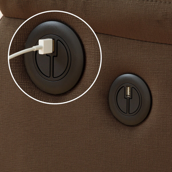 3P ELECTRIC SOFA N-BELIEVA MICROFIBER DBR