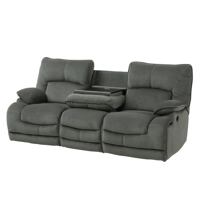 3-SEATER ELECTRIC FABRIC SOFA HIT GY 2CS