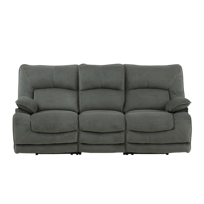 3-SEATER ELECTRIC FABRIC SOFA HIT GY 2CS