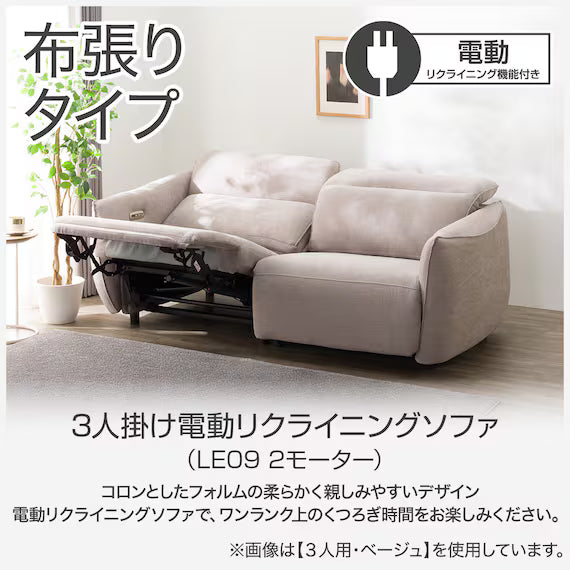 3P 2 MOTOR ELECTRIC RECLINER SOFA LE09 YGR
