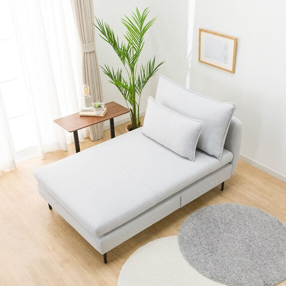 MS01 CHAISE LONG ARMLESS N-SHIELD FB AQ-LGY