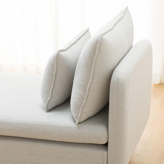 MS01 CHAISE LONG ARMLESS N-SHIELD FB AQ-LGY