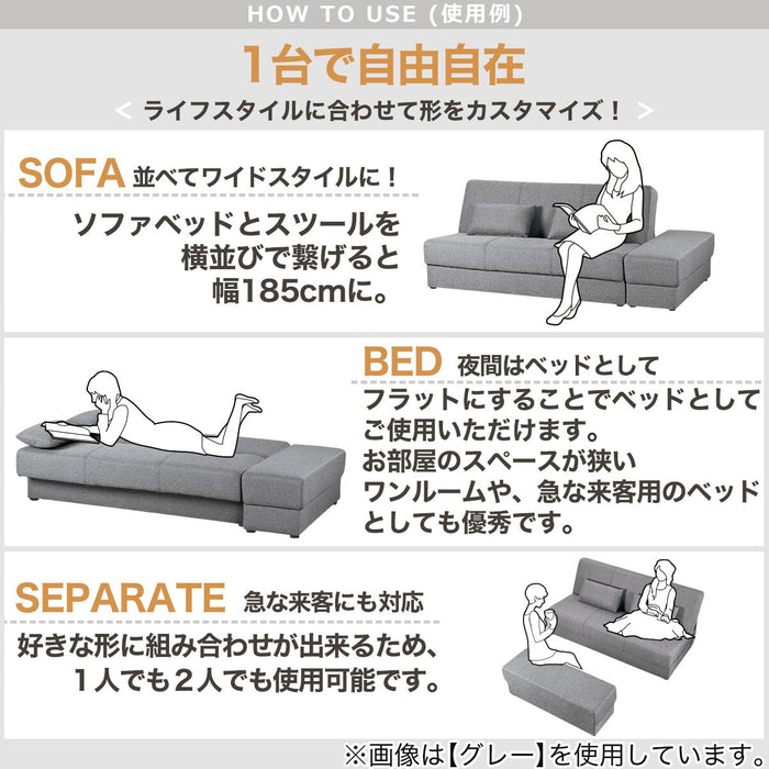 Containable Sofabed Mobel 4 GY