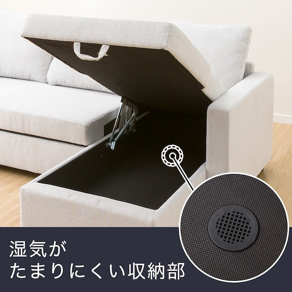 CORNER SOFABED NOARK2 GY