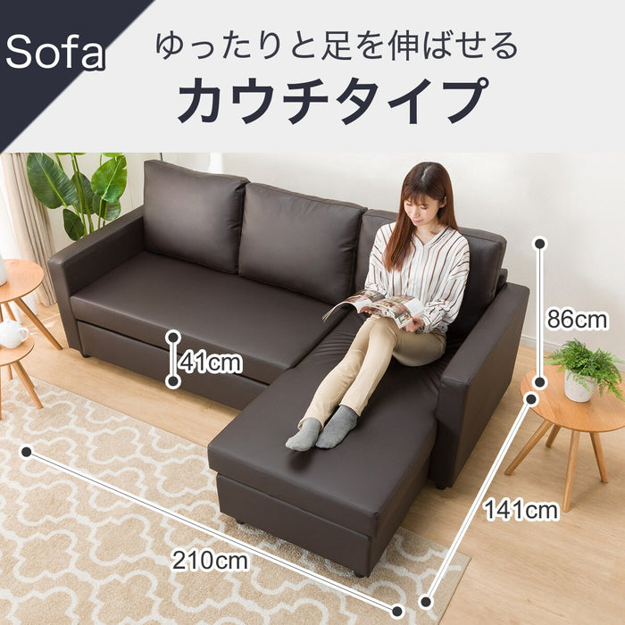 COUCH SOFABED N-SHIELD NOARK 2 DBR