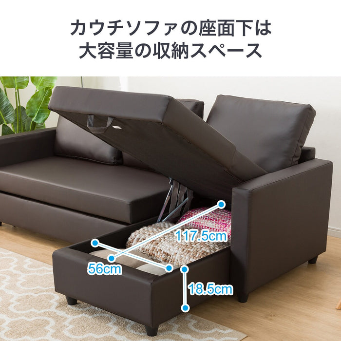 COUCH SOFABED N-SHIELD NOARK 2 DBR