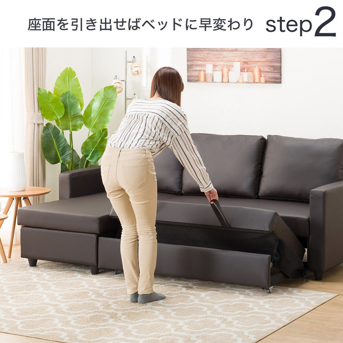 COUCH SOFABED N-SHIELD NOARK 2 DBR