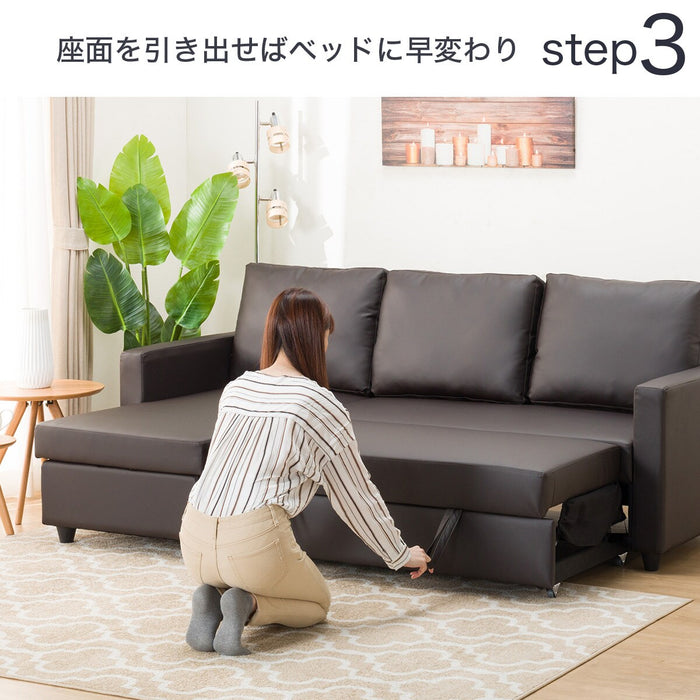 COUCH SOFABED N-SHIELD NOARK 2 DBR