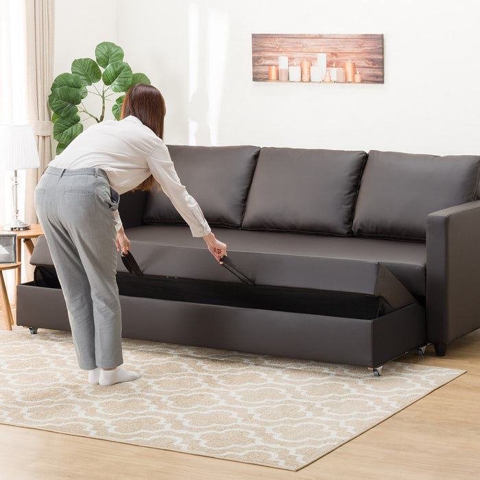 3P SOFABED N-SHIELD NOARK 2S DBR