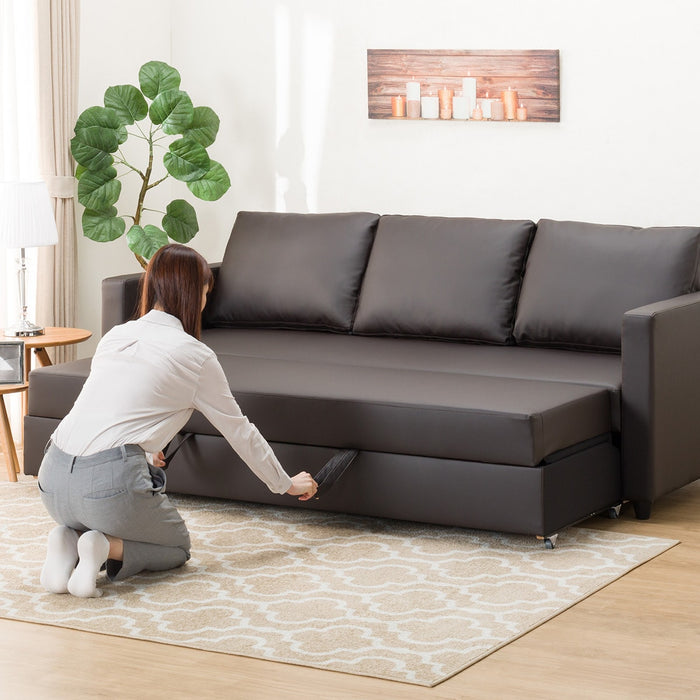3P SOFABED N-SHIELD NOARK 2S DBR