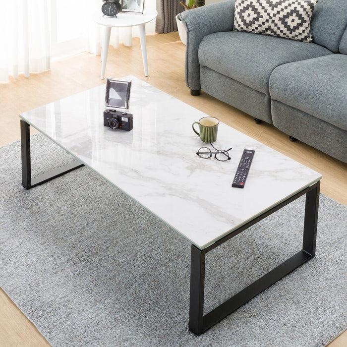 COFFEE TABLE CERAL 120 CHN WH