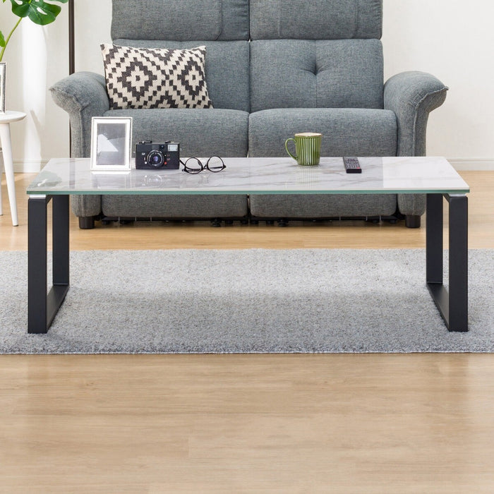 COFFEE TABLE CERAL 120 CHN WH