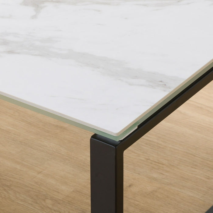 COFFEE TABLE CERAL 120 CHN WH