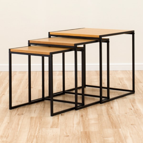 NEST TABLE EDLE LBR (3-PCS SET)