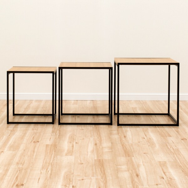 NEST TABLE EDLE LBR (3-PCS SET)