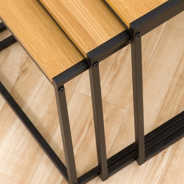 NEST TABLE EDLE LBR (3-PCS SET)