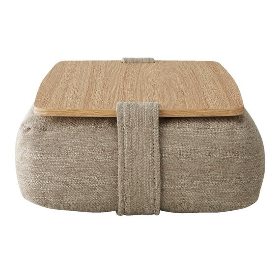TABLE WITH CUSHION PKR01 LBR