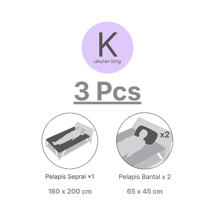 MATTRESS TOPPER SET N COOL WSP K GY S2403