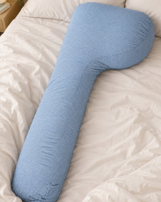 HEAD SUPPORT BODY PILLOW COVER NCOOLWSP BL H2405