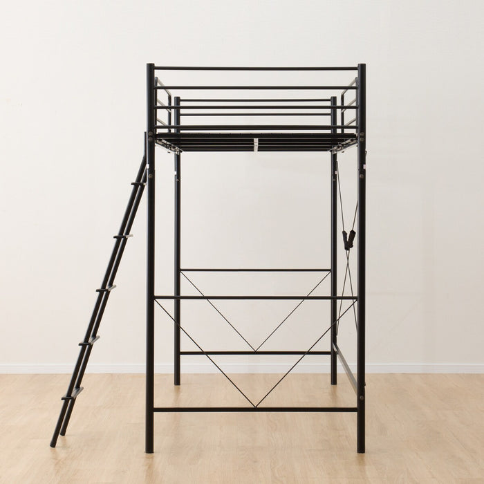 STEEL HIGH BED (HB-001BK)