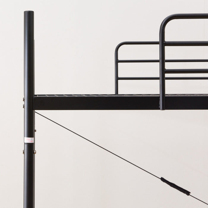 STEEL HIGH BED (HB-001BK)