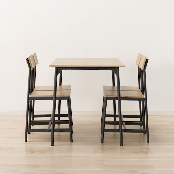 DINING TABLE 110 5-PIECE SET KP512 LBR